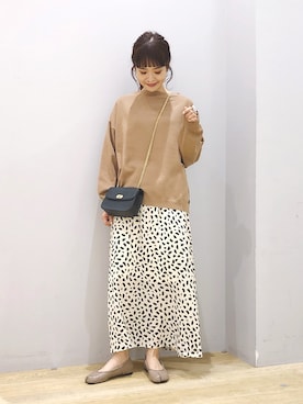 「NiCORON（ニコロン）のアイテム」を使った、ぐちょめさん（レディース・157cm）の秋コーディネート