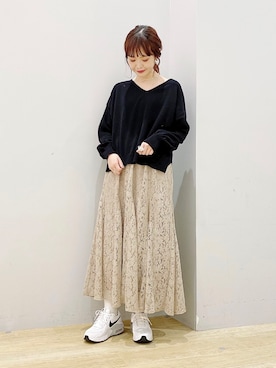 ぐちょめさん（レディース・157cm）の冬コーディネート