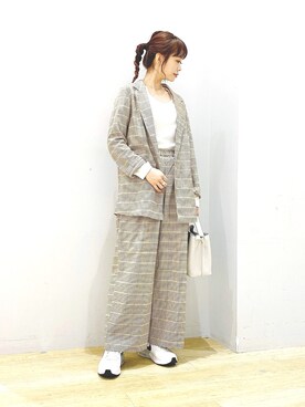 ぐちょめさん（レディース・157cm）の春コーディネート