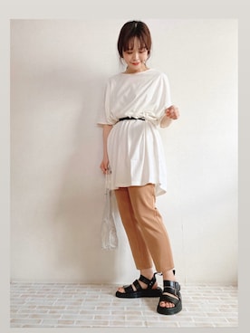 ぐちょめさん（レディース・157cm）の春コーディネート