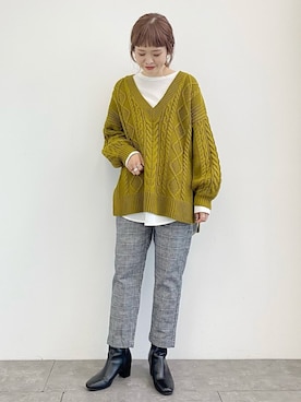 ぐちょめさん（レディース・157cm）の秋コーディネート