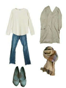 「grove（グローブ）のアイテム（その他アウター）」を使った、りり るりさん（レディース・172cm）の春コーディネート