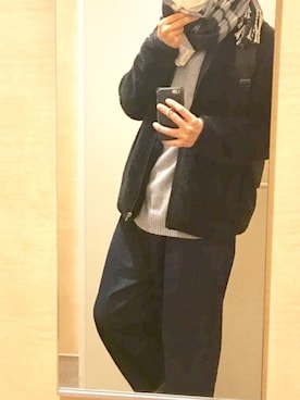 「寒い」｜「アイテム（その他アウター）」を使った、ドスターミーナツさん（メンズ・175cm）の冬コーディネート