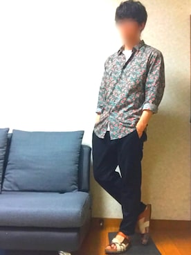 「アイテム（バングル/リストバンド）」を使った、kyousukeさん（メンズ・173cm・20代）の夏コーディネート