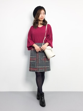 KIIさん（レディース・160cm）の冬コーディネート