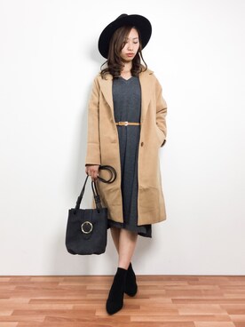 KIIさん（レディース・160cm）の冬コーディネート