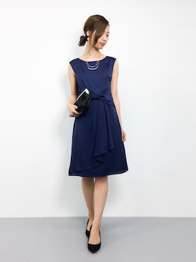 「URBAN RESEARCH（アーバンリサーチ）のアイテム（ドレス）」を使った、KIIさん（レディース・160cm）の冬コーディネート