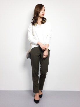 「BOSCH（ボッシュ）のアイテム（その他パンツ）」を使った、KIIさん（レディース・160cm）の冬コーディネート