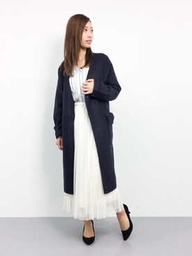 「HusHusH（ハッシュアッシュ）のアイテム（その他アウター）」を使った、KIIさん（レディース・160cm）の冬コーディネート