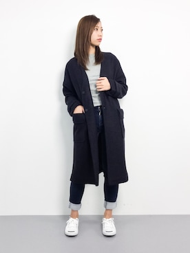 「HusHusH（ハッシュアッシュ）のアイテム（その他アウター）」を使った、KIIさん（レディース・160cm）の冬コーディネート