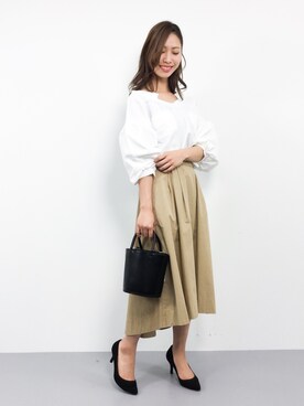 「Luz Llena (NEY)（ラズレナニー）のアイテム（トップス）」を使った、KIIさん（レディース・160cm）の冬コーディネート