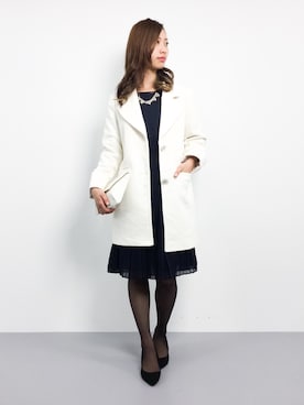 「夢展望（ユメテンボウ）のアイテム（その他アウター）」を使った、KIIさん（レディース・160cm）の冬コーディネート