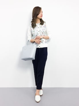 「CLEARIMPRESSION （クリアインプレッション）のアイテム（パンツ）」を使った、KIIさん（レディース・160cm）の冬コーディネート