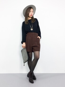 KIIさん(レディース・160cm)の冬コーディネート