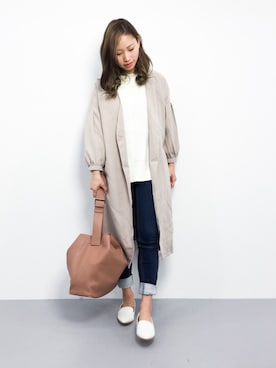 「バルーンスリーブ」｜KIIさん（レディース・160cm）の冬コーディネート