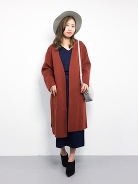 「Steven Alan（スティーブンアラン）のアイテム（その他アウター）」を使った、KIIさん（レディース・160cm）の冬コーディネート