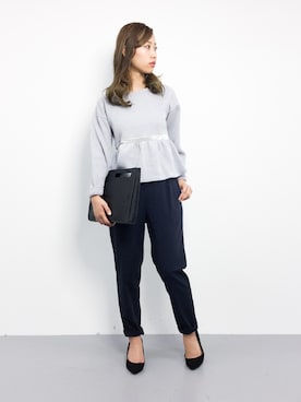 「queite（ケイト）のアイテム（バッグ）」を使った、KIIさん（レディース・160cm）の冬コーディネート