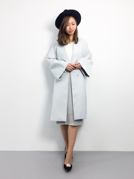 「N.（N. Natural Beauty Basic）（エヌエヌナチュラルビューティーベーシック）のアイテム（その他アウター）」を使った、KIIさん（レディース・160cm）の冬コーディネート