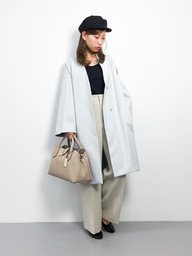 「N.（N. Natural Beauty Basic）（エヌエヌナチュラルビューティーベーシック）のアイテム（その他アウター）」を使った、KIIさん（レディース・160cm）の冬コーディネート