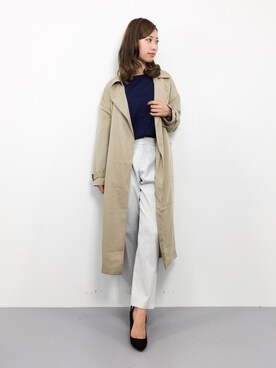 「HusHusH（ハッシュアッシュ）のアイテム（その他アウター）」を使った、KIIさん（レディース・160cm）の冬コーディネート