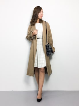 「Steven Alan（スティーブンアラン）のアイテム（その他アウター）」を使った、KIIさん（レディース・160cm）の冬コーディネート