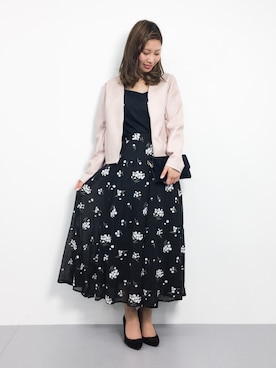 「AVAN LILY（アヴァンリリィ）のアイテム（その他アウター）」を使った、KIIさん（レディース・160cm）の冬コーディネート