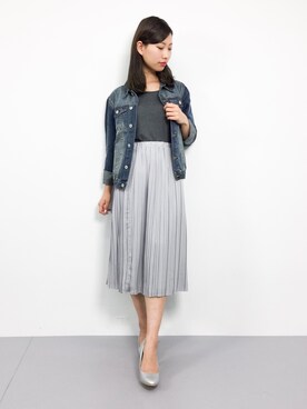 「Burner（バーナー）のアイテム（ジャケット/アウター）」を使った、KIIさん（レディース・160cm）の春コーディネート