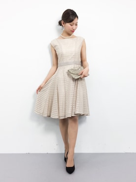 「STRAWBERRY-FIELDS（ストロベリーフィールズ）のアイテム（ワンピース）」を使った、KIIさん（レディース・160cm）の春コーディネート