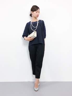 「AULI（アウリィ）のアイテム（つなぎ/オールインワン）」を使った、KIIさん（レディース・160cm）の春コーディネート