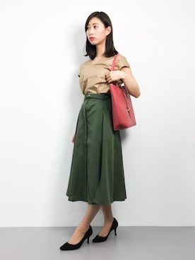 「sankyo shokai（サンキョウショウカイ）のアイテム（トートバッグ）」を使った、KIIさん（レディース・160cm）の春コーディネート