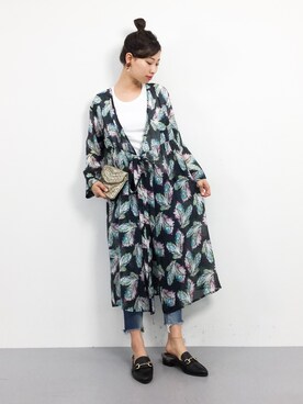 「カットオフ」｜「アイテム（ワンピース/ドレス）」を使った、KIIさん（レディース・160cm）の春コーディネート