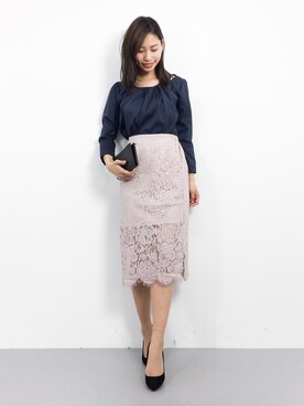 「La TOTALITE（ラトータリテ）のアイテム」を使った、KIIさん（レディース・160cm）の春コーディネート