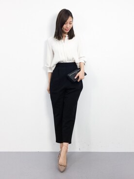 「La TOTALITE（ラトータリテ）のアイテム」を使った、KIIさん（レディース・160cm）の春コーディネート