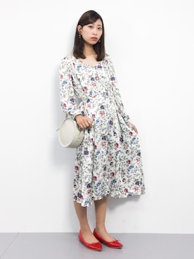 「A part by（アパートバイ）のアイテム（シャツワンピース）」を使った、KIIさん（レディース・160cm）の春コーディネート