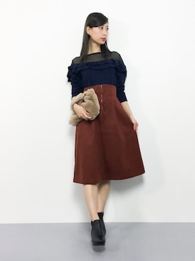 KIIさん(レディース・160cm)の秋コーディネート