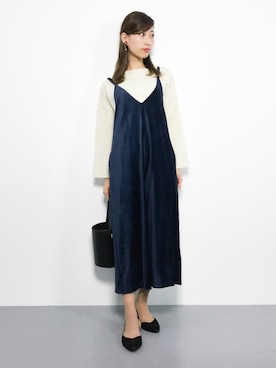 「Factor=（ファクターイコール）のアイテム（オールインワン・サロペット）」を使った、KIIさん（レディース・160cm）の秋コーディネート