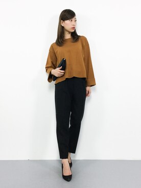 「バックフレア」｜KIIさん（レディース・160cm）の冬コーディネート