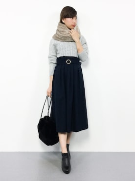 KIIさん（レディース・160cm）の冬コーディネート