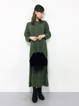 KIIさん（レディース・160cm）の冬コーディネート