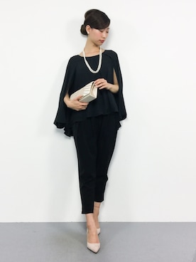 「select MOCA（セレクトモカ）のアイテム（つなぎ/オールインワン）」を使った、KIIさん（レディース・160cm）の冬コーディネート