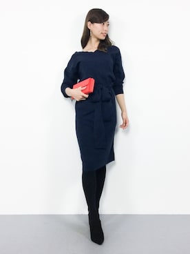 「LuuNa（ルーナ）のアイテム」を使った、KIIさん（レディース・160cm）の冬コーディネート