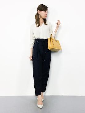 「La TOTALITE（ラトータリテ）のアイテム」を使った、KIIさん（レディース・160cm）の春コーディネート