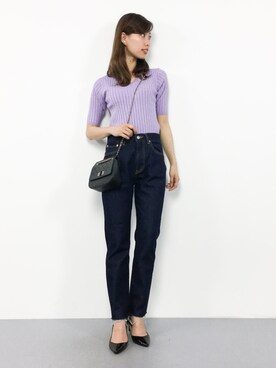 「ラベンダー」｜KIIさん（レディース・160cm）の春コーディネート