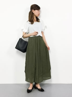 「Magia（マージア）のアイテム」を使った、KIIさん（レディース・160cm）の春コーディネート