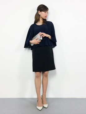 「moca couture（モカクチュール）のアイテム」を使った、KIIさん（レディース・160cm）の春コーディネート