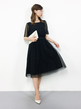 「シロップ．（シロップ．）のアイテム」を使った、KIIさん（レディース・160cm）の春コーディネート