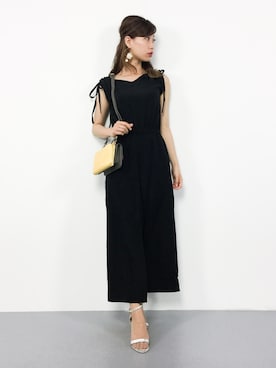 「VIS（ビス）のアイテム（つなぎ/オールインワン）」を使った、KIIさん（レディース・160cm）の春コーディネート