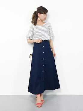 KIIさん（レディース・160cm）の夏コーディネート