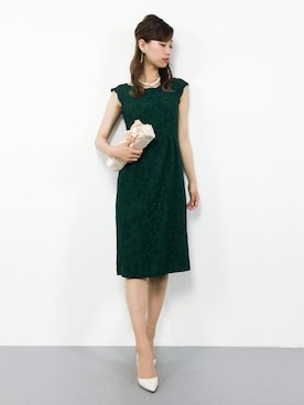 「AIMER（エメ）のアイテム（ハンドバッグ）」を使った、KIIさん（レディース・160cm）の夏コーディネート