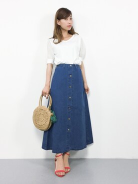 KIIさん（レディース・160cm）の夏コーディネート